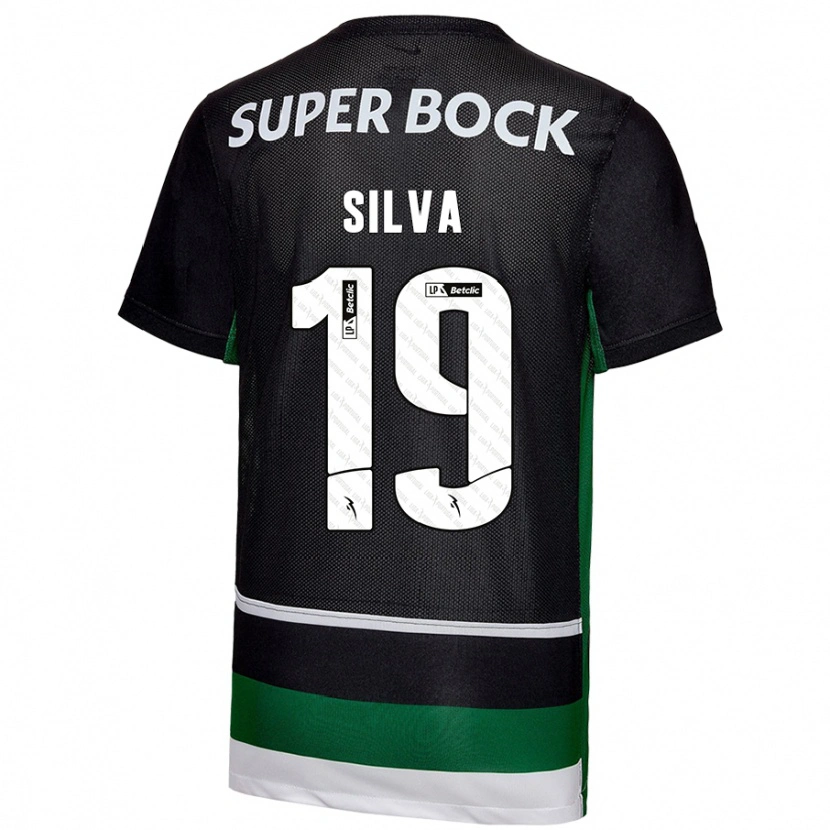 DanxenレディースDiana Silva#19黒 白 緑ホームシャツ2024/25ジャージーユニフォーム