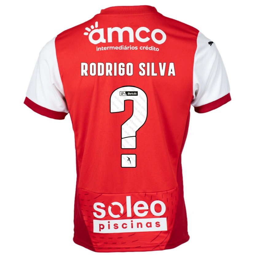DanxenレディースRodrigo Silva#0赤 白ホームシャツ2024/25ジャージーユニフォーム