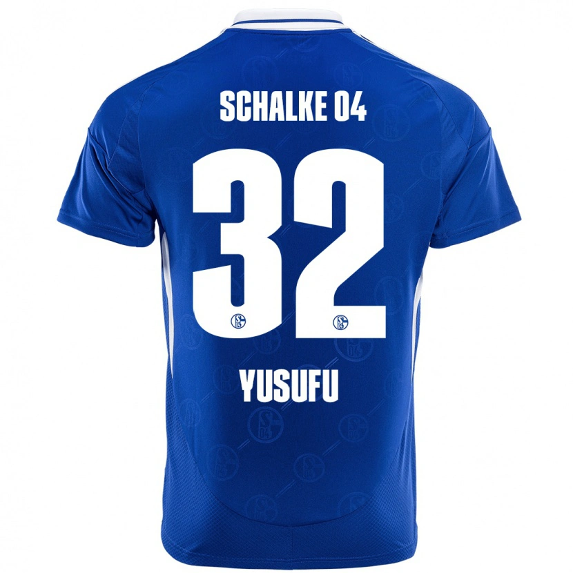 DanxenレディースFaaris Yusufu#32ロイヤルブルーホームシャツ2024/25ジャージーユニフォーム