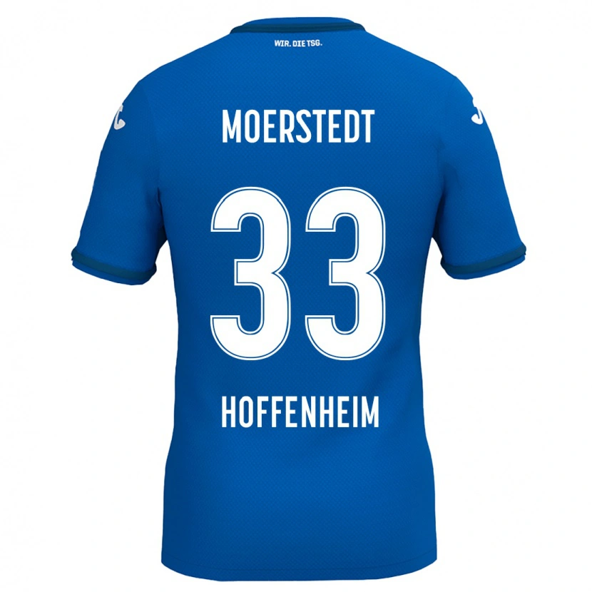 DanxenレディースMax Moerstedt#33ロイヤルブルーホームシャツ2024/25ジャージーユニフォーム