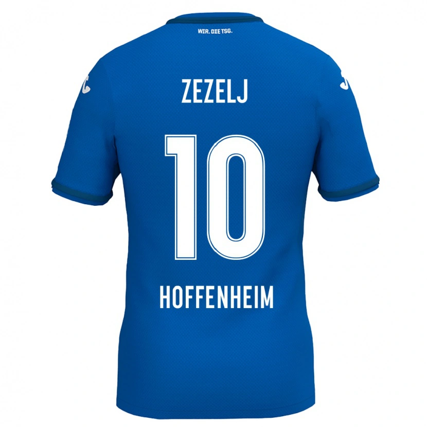 DanxenレディースNeno Zezelj#10ロイヤルブルーホームシャツ2024/25ジャージーユニフォーム