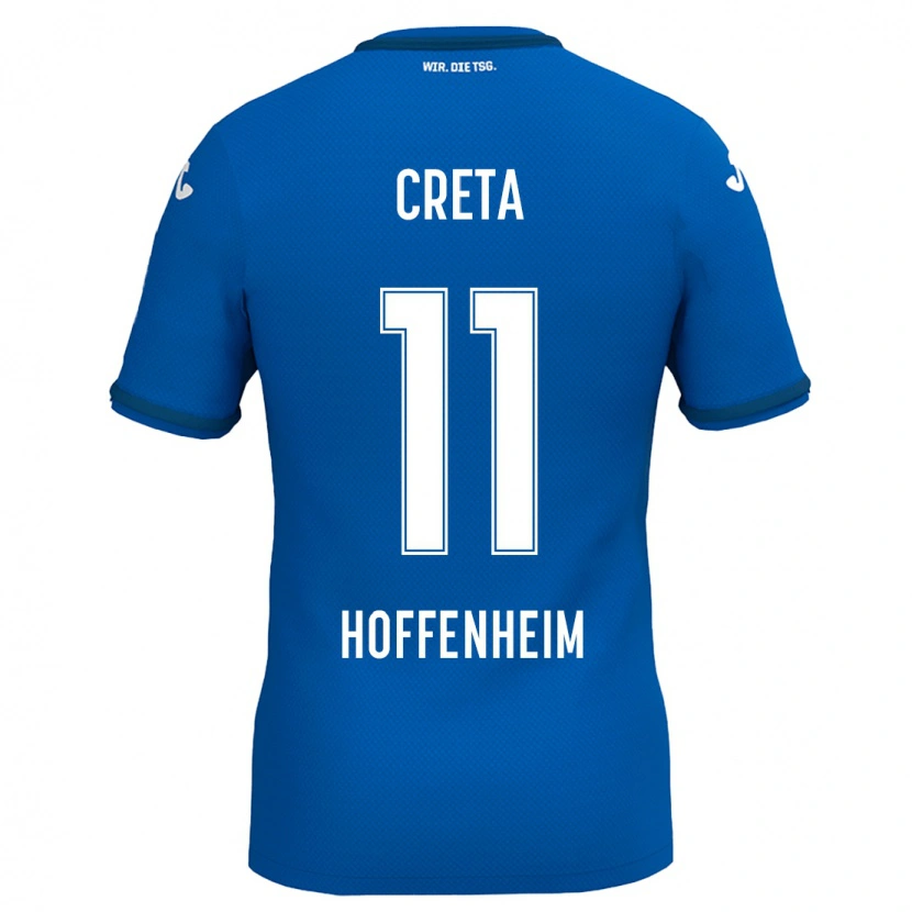 DanxenレディースDavid Creța#11ロイヤルブルーホームシャツ2024/25ジャージーユニフォーム