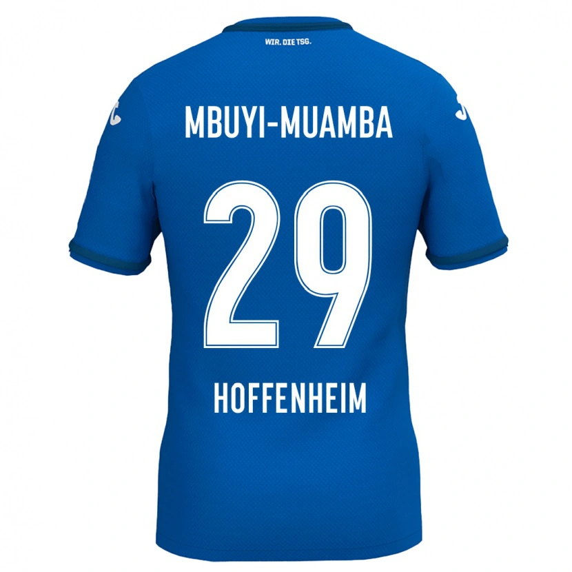 DanxenレディースHubert Mbuyi-Muamba#29ロイヤルブルーホームシャツ2024/25ジャージーユニフォーム