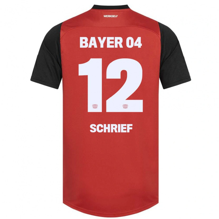 DanxenレディースMoritz Schrief#12赤黒ホームシャツ2024/25ジャージーユニフォーム