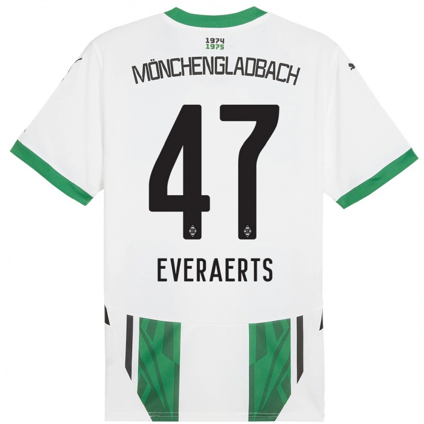 Danxenレディースキム・エヴェラーツ#47白緑ホームシャツ2024/25ジャージーユニフォーム