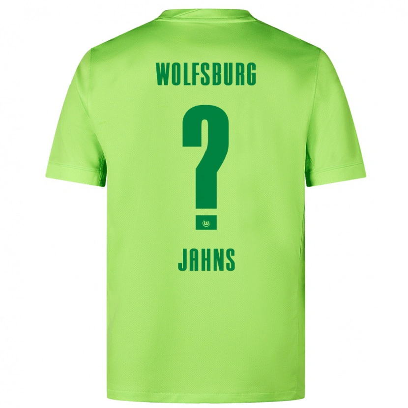 DanxenレディースStefan Jahns#0蛍光グリーンホームシャツ2024/25ジャージーユニフォーム