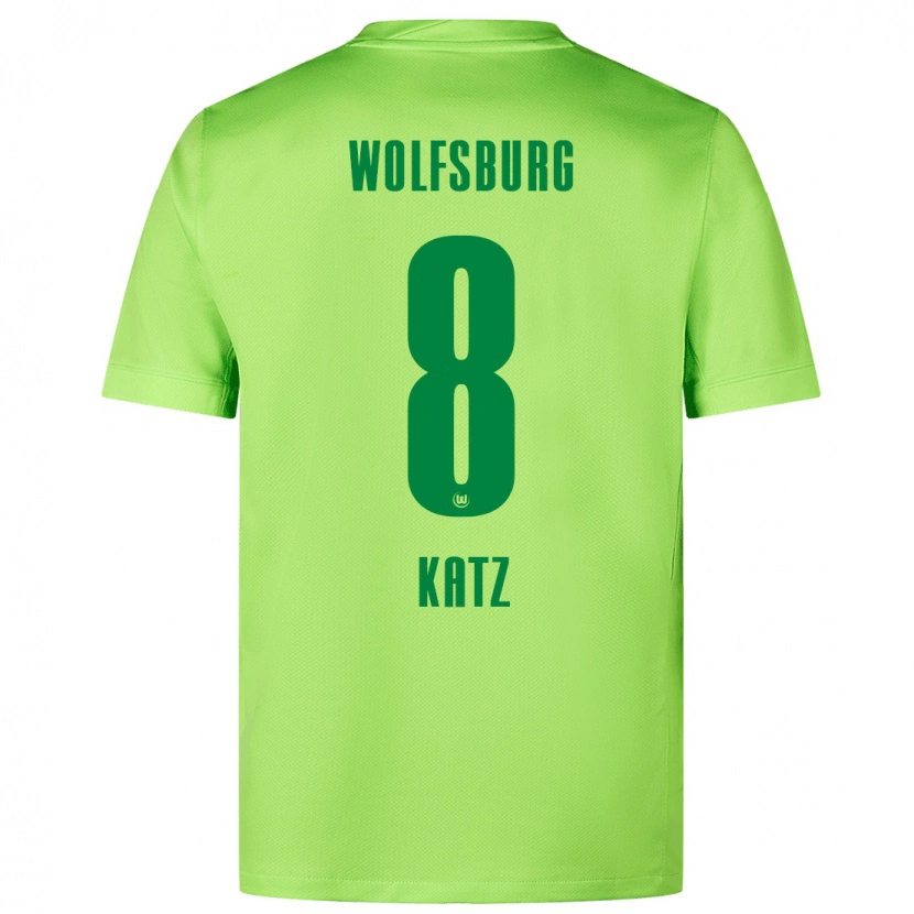 DanxenレディースBruno Katz#8蛍光グリーンホームシャツ2024/25ジャージーユニフォーム