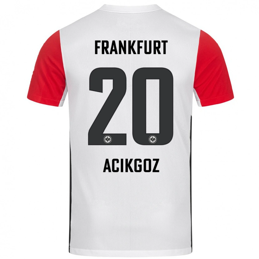 Danxenレディースイライダ・アシクゴズ#20白 赤ホームシャツ2024/25ジャージーユニフォーム