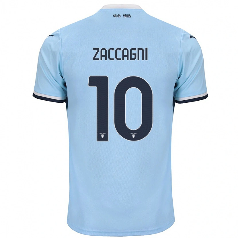 Danxenレディースマッティア・ザッカーニ#10青ホームシャツ2024/25ジャージーユニフォーム