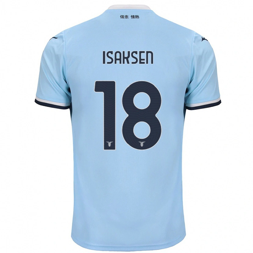 Danxenレディースグスタフ・イサクセン#18青ホームシャツ2024/25ジャージーユニフォーム