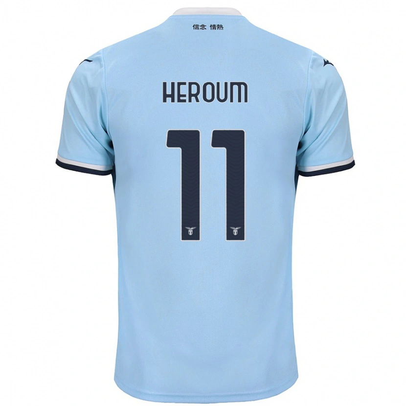 DanxenレディースNora Heroum#11青ホームシャツ2024/25ジャージーユニフォーム