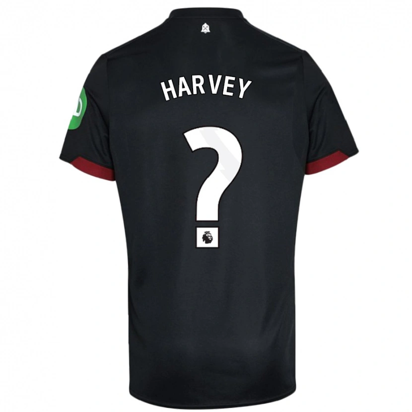 DanxenレディースRos Harvey#0黒 白アウェイシャツ2024/25ジャージーユニフォーム