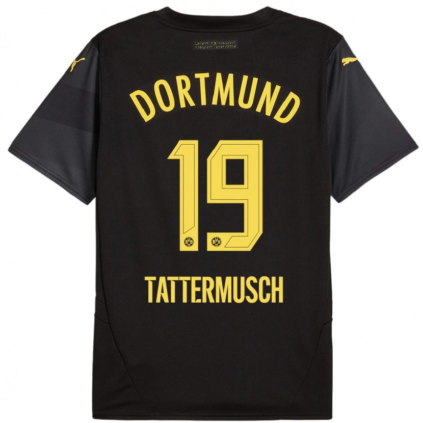 DanxenレディースTed Tattermusch#19黒 黄アウェイシャツ2024/25ジャージーユニフォーム
