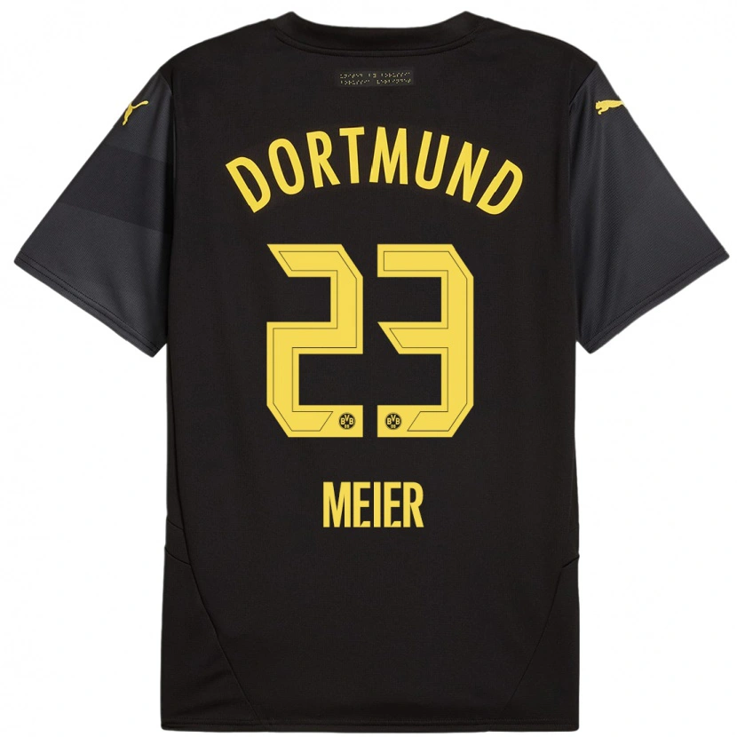 DanxenレディースMaximilian Meier#23黒 黄アウェイシャツ2024/25ジャージーユニフォーム