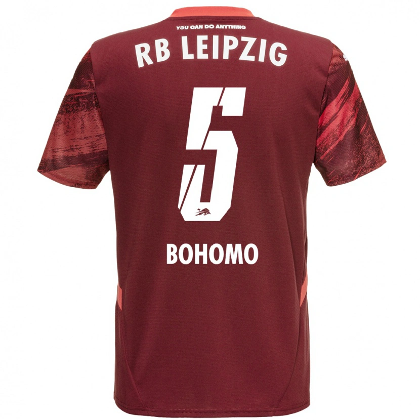 DanxenレディースAllan Bohomo#5ブルゴーニュアウェイシャツ2024/25ジャージーユニフォーム