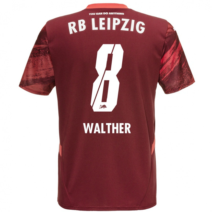 DanxenレディースKofi Walther#8ブルゴーニュアウェイシャツ2024/25ジャージーユニフォーム