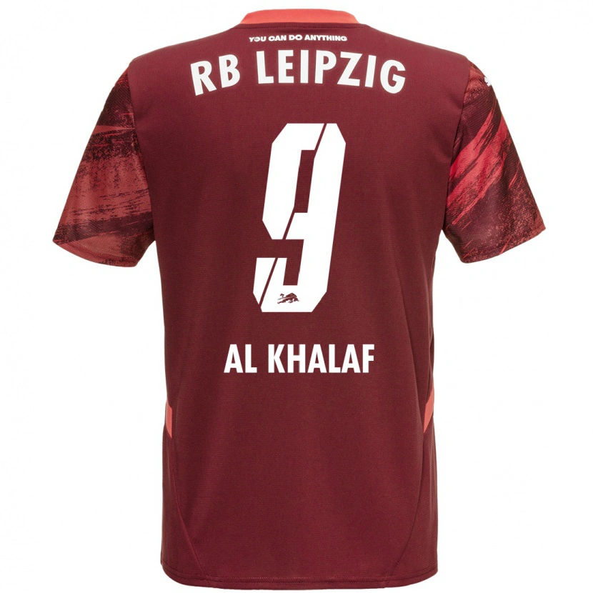 DanxenレディースAbdul Al Khalaf#9ブルゴーニュアウェイシャツ2024/25ジャージーユニフォーム
