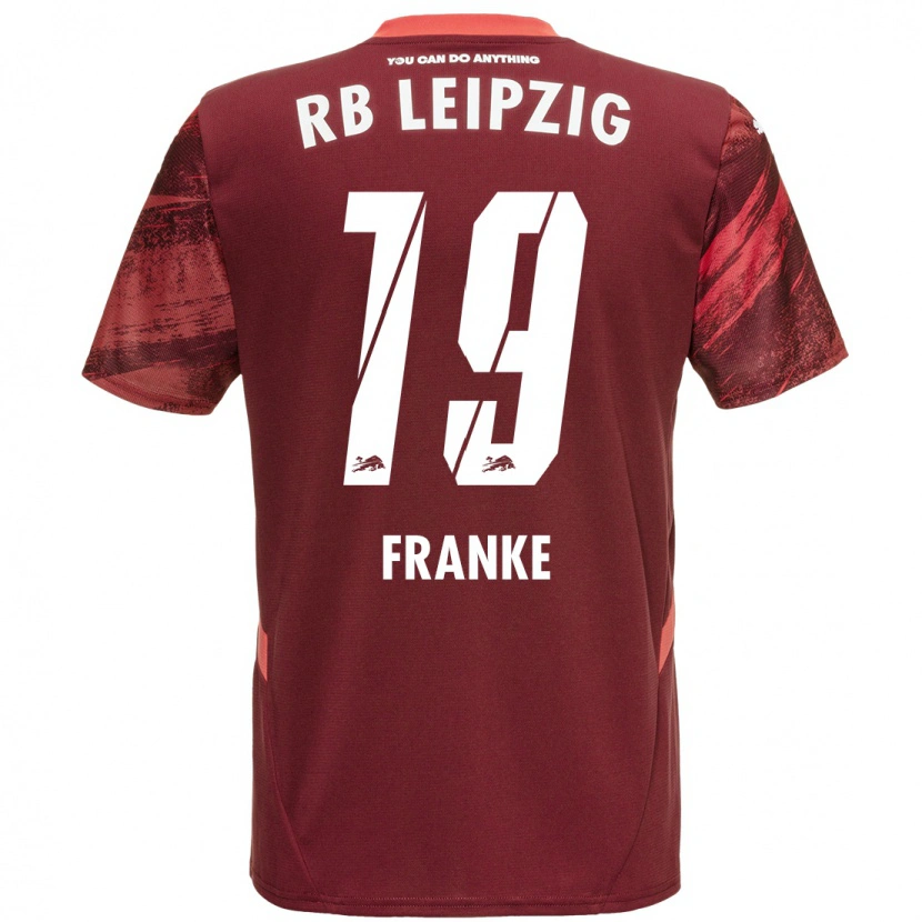 DanxenレディースLenny Franke#19ブルゴーニュアウェイシャツ2024/25ジャージーユニフォーム