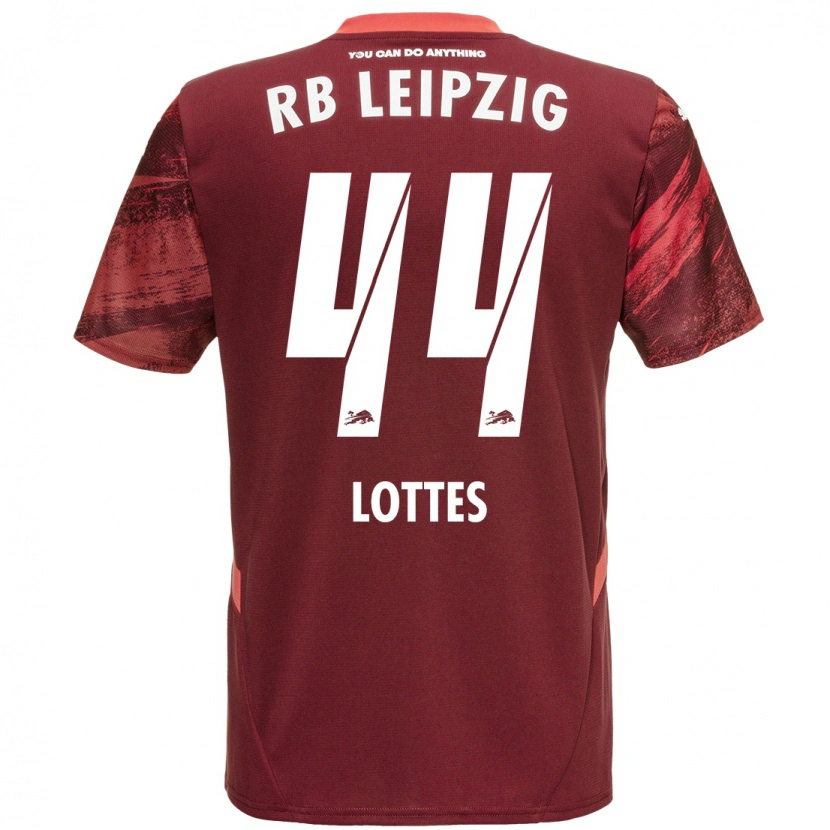Danxenレディースベンジャミン・ロッテス#44ブルゴーニュアウェイシャツ2024/25ジャージーユニフォーム