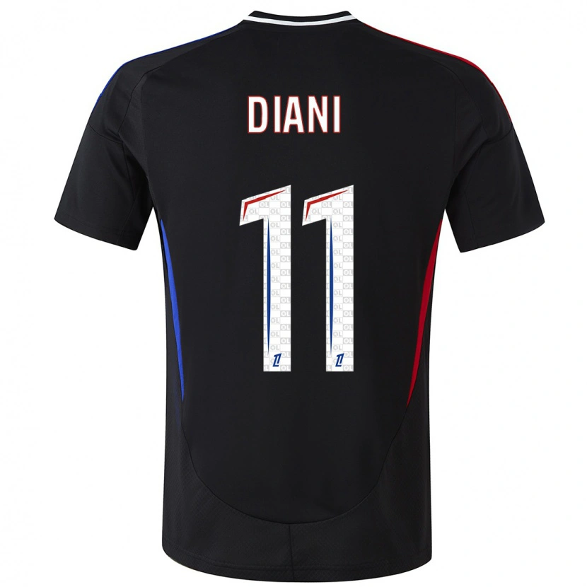 Danxenレディースカディディアトゥー・ディアニ#11黒アウェイシャツ2024/25ジャージーユニフォーム