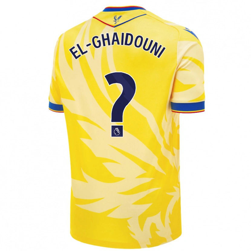 DanxenレディースNabil El-Ghaidouni Taitt#0黄アウェイシャツ2024/25ジャージーユニフォーム