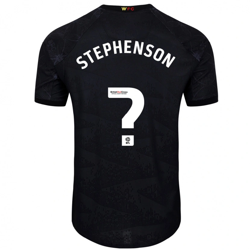 DanxenレディースOllie Stephenson#0黒 白アウェイシャツ2024/25ジャージーユニフォーム
