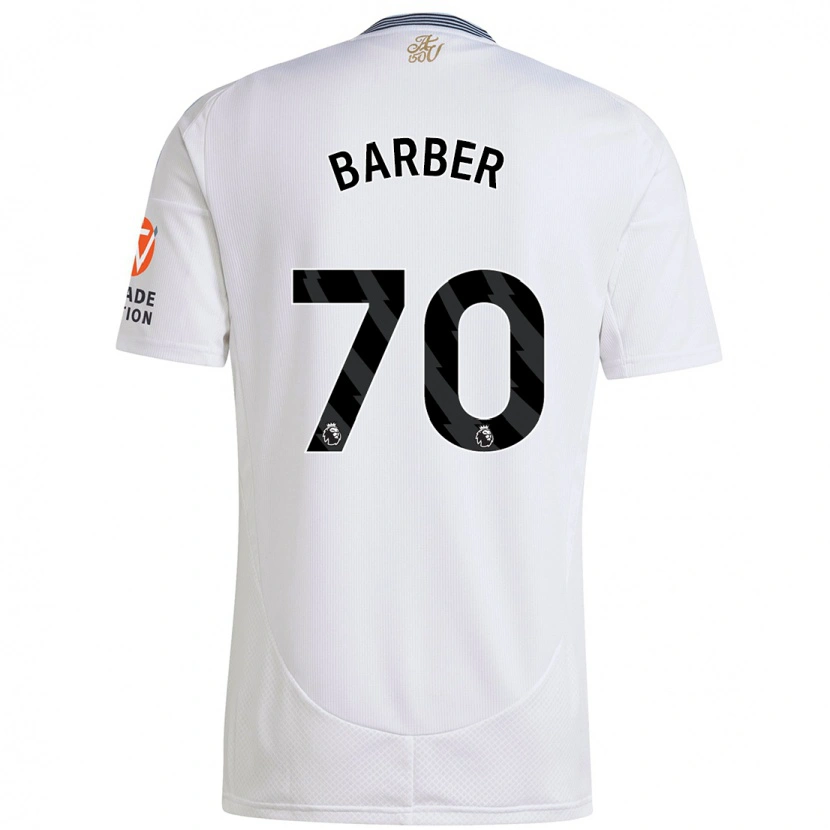 Danxenレディースジェイデン・バーバー#70白アウェイシャツ2024/25ジャージーユニフォーム