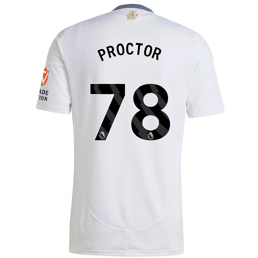 DanxenレディースSam Proctor#78白アウェイシャツ2024/25ジャージーユニフォーム