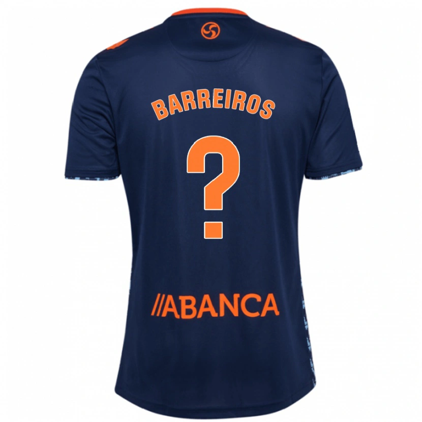 DanxenレディースIago Barreiros#0ネイビーブルーアウェイシャツ2024/25ジャージーユニフォーム