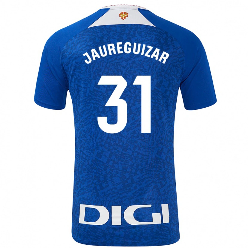 DanxenレディースMikel Jauregizar#31ロイヤルブルーアウェイシャツ2024/25ジャージーユニフォーム