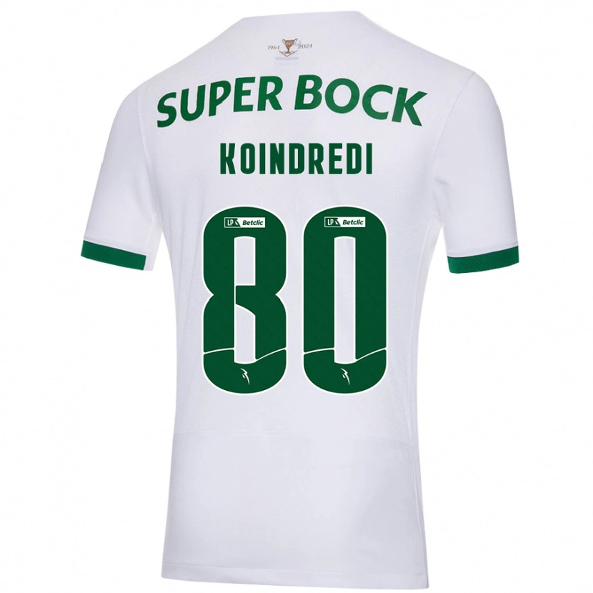 Danxenレディースコバ・コインドレディ#80白緑アウェイシャツ2024/25ジャージーユニフォーム