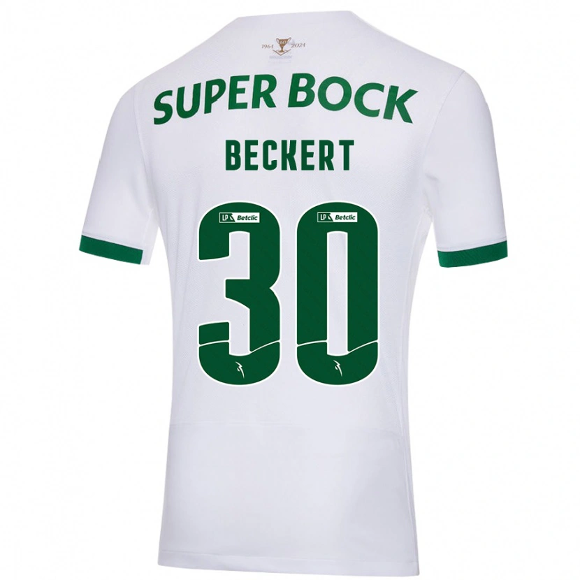 Danxenレディースカロリナ・マルケス・シモンエス・ベッケ#30白緑アウェイシャツ2024/25ジャージーユニフォーム