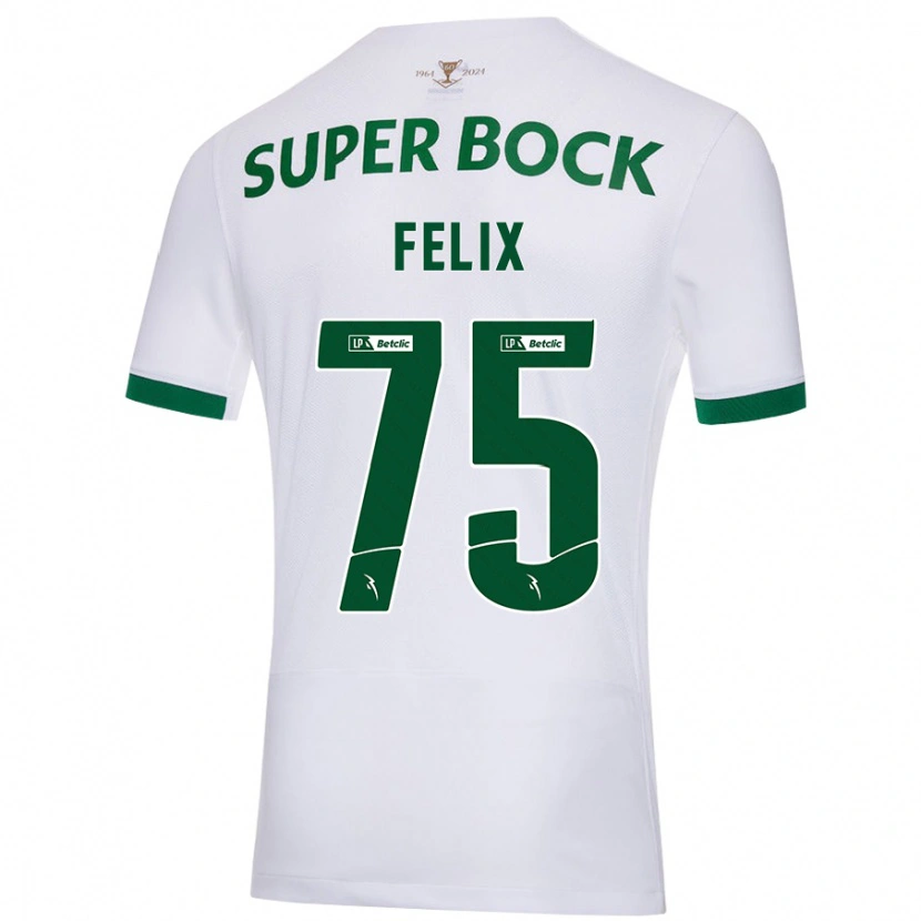 Danxenレディースバンド・フェリックス#75白緑アウェイシャツ2024/25ジャージーユニフォーム