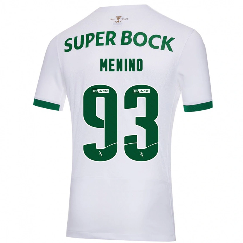 Danxenレディースミゲル・メニーノ#93白緑アウェイシャツ2024/25ジャージーユニフォーム