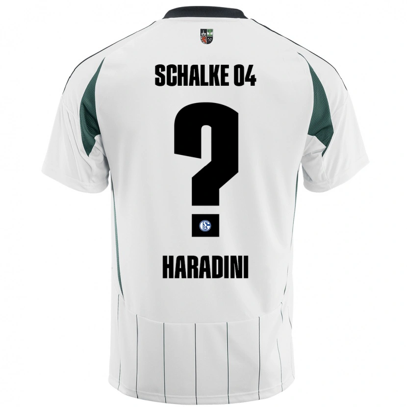 DanxenレディースHassan Haradini#0白緑アウェイシャツ2024/25ジャージーユニフォーム