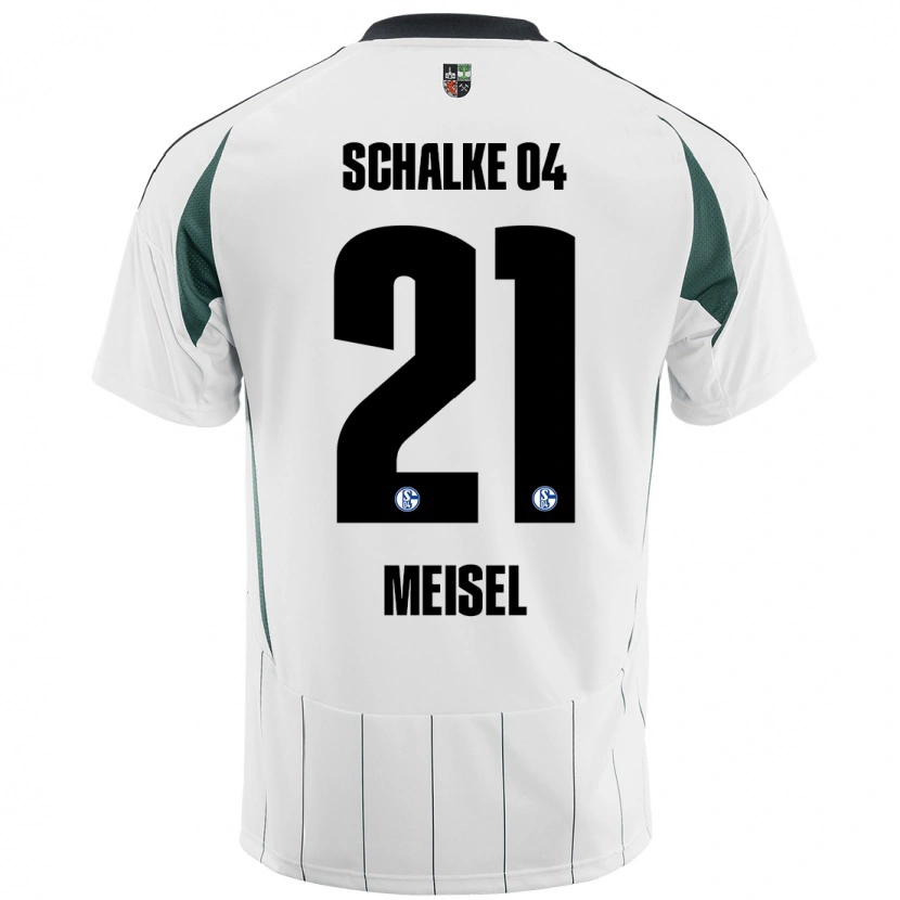 DanxenレディースKelsey Meisel#21白緑アウェイシャツ2024/25ジャージーユニフォーム