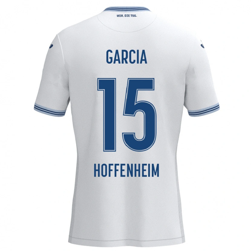 DanxenレディースMarta Cazalla Garcia#15ホワイト ブルーアウェイシャツ2024/25ジャージーユニフォーム