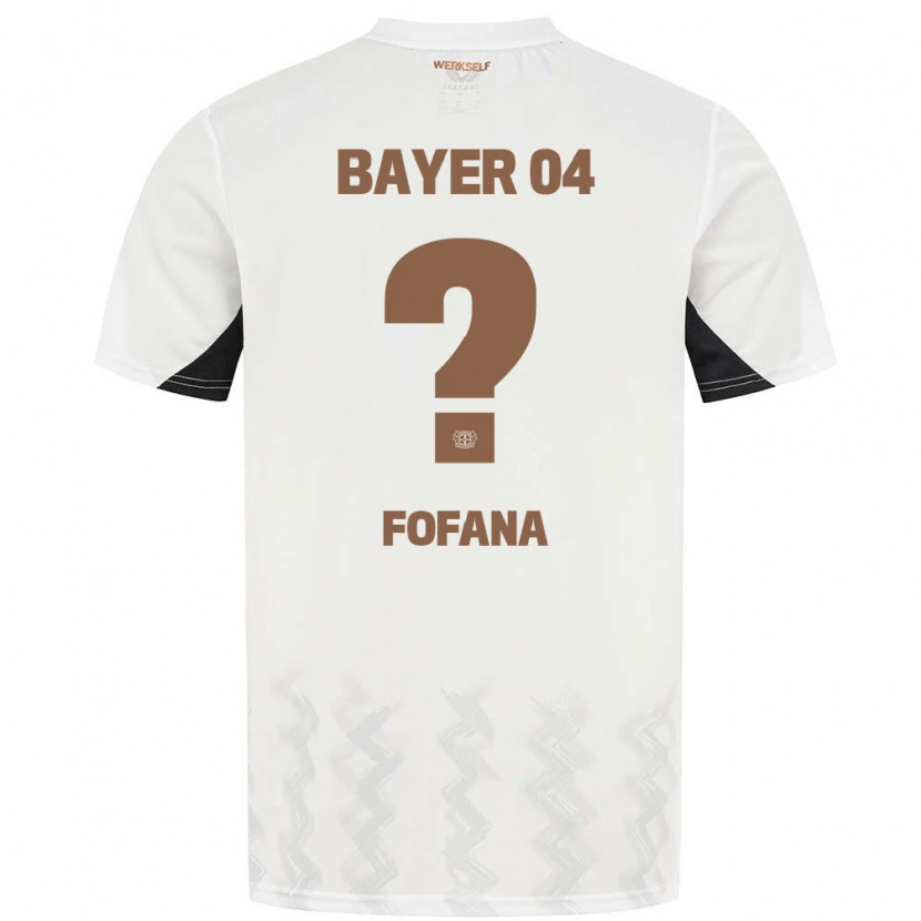 Danxenレディースサディク・フォファナ#0白 黒アウェイシャツ2024/25ジャージーユニフォーム