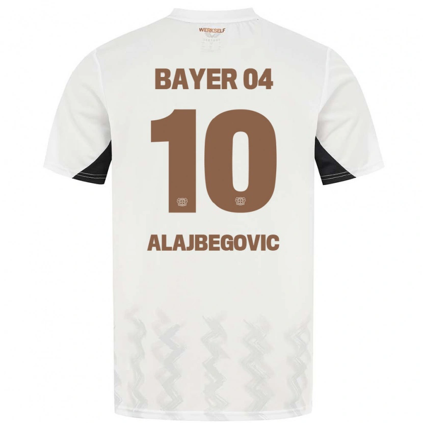 Danxenレディースケリム・サム・アライベゴヴィチ#10白 黒アウェイシャツ2024/25ジャージーユニフォーム