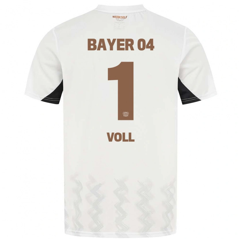 Danxenレディースシャルロッテ・ヴォール#1白 黒アウェイシャツ2024/25ジャージーユニフォーム