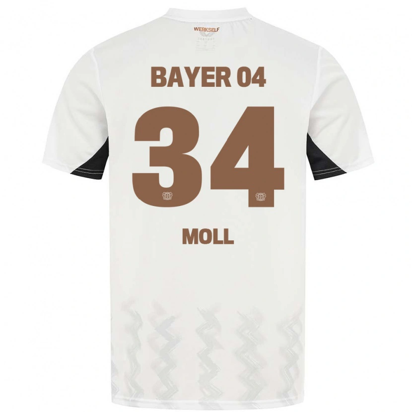 DanxenレディースAnne Moll#34白 黒アウェイシャツ2024/25ジャージーユニフォーム