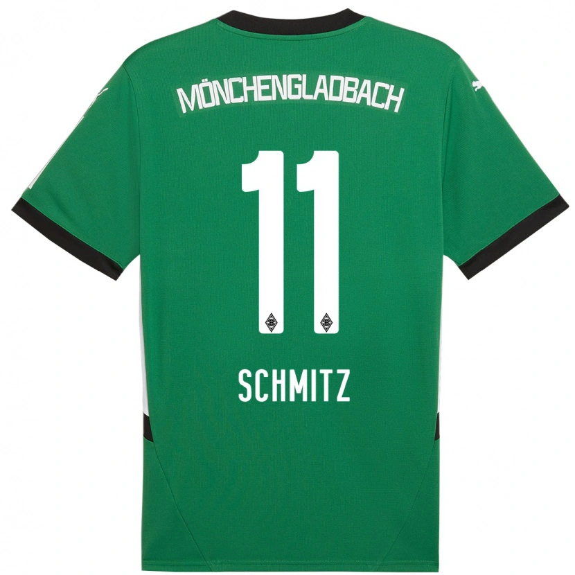 DanxenレディースLouisa Schmitz#11緑 白アウェイシャツ2024/25ジャージーユニフォーム