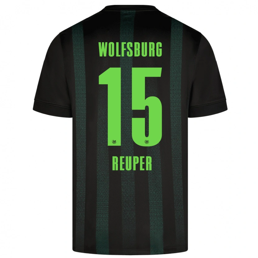 DanxenレディースTim Reuper#15ダークグリーンアウェイシャツ2024/25ジャージーユニフォーム
