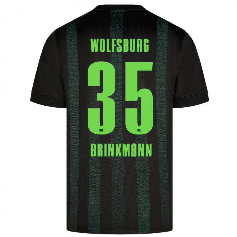 DanxenレディースKarla Brinkmann#35ダークグリーンアウェイシャツ2024/25ジャージーユニフォーム