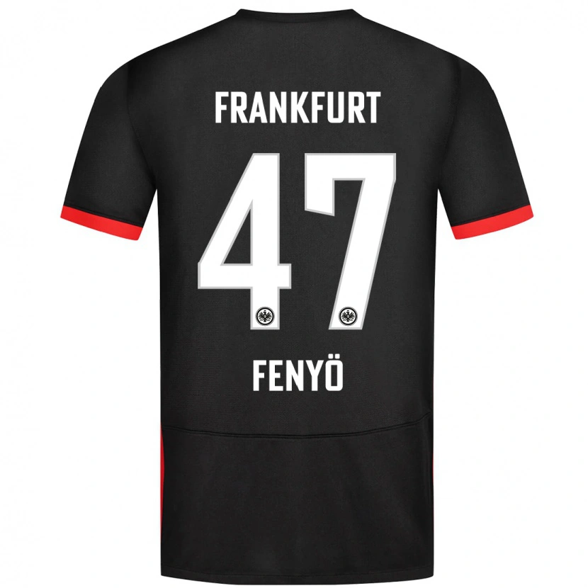 Danxenレディースノア・フェニョ#47黒アウェイシャツ2024/25ジャージーユニフォーム