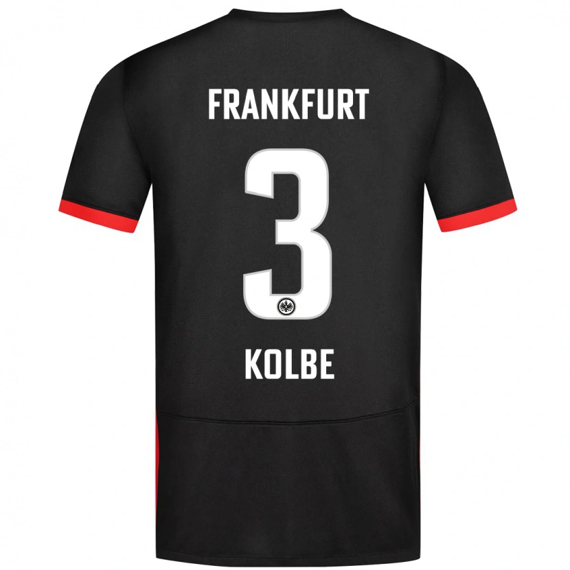 Danxenレディースルイス・フィリップ・コルベ#3黒アウェイシャツ2024/25ジャージーユニフォーム