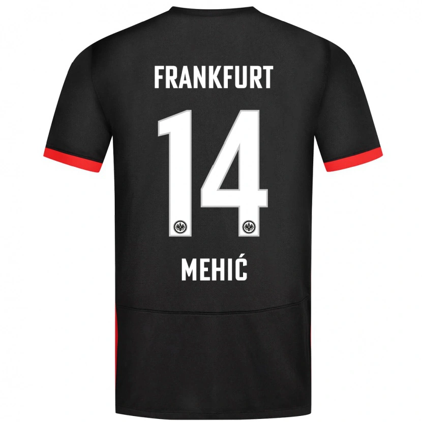 DanxenレディースLiam Mehić#14黒アウェイシャツ2024/25ジャージーユニフォーム