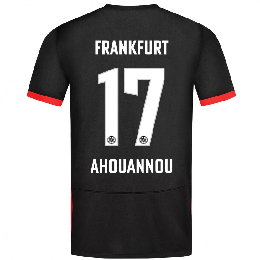 Danxenレディースヤニス・アホアノウ#17黒アウェイシャツ2024/25ジャージーユニフォーム