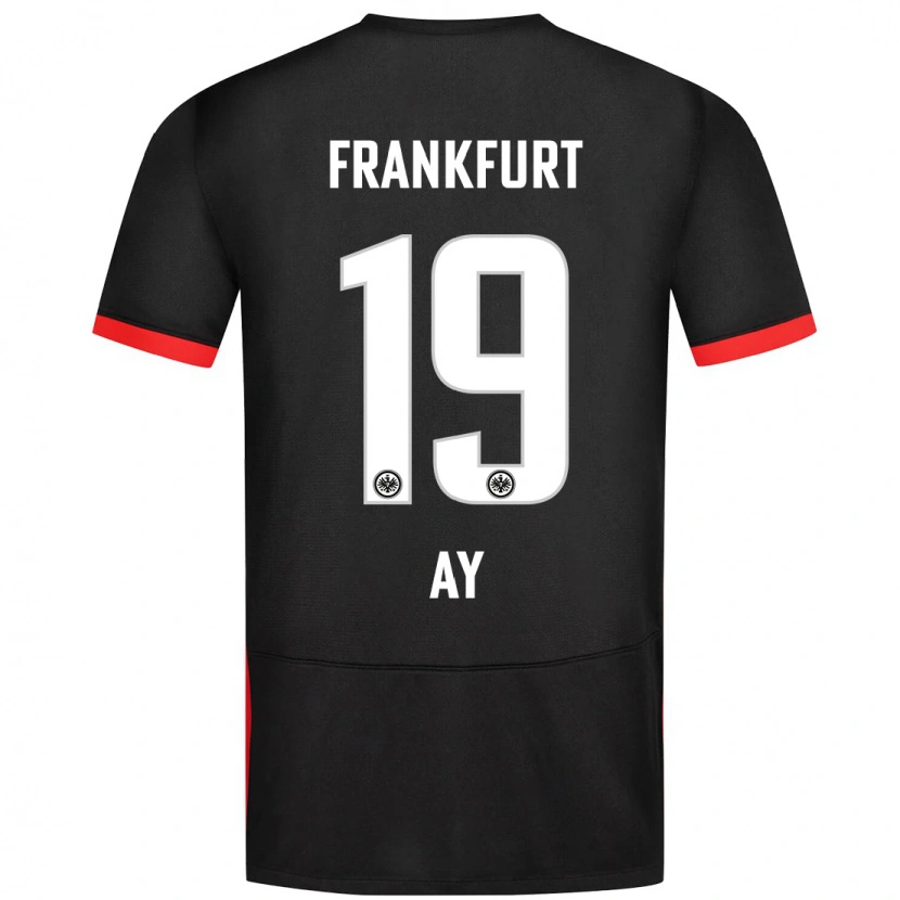 Danxenレディースウグル・アイ#19黒アウェイシャツ2024/25ジャージーユニフォーム