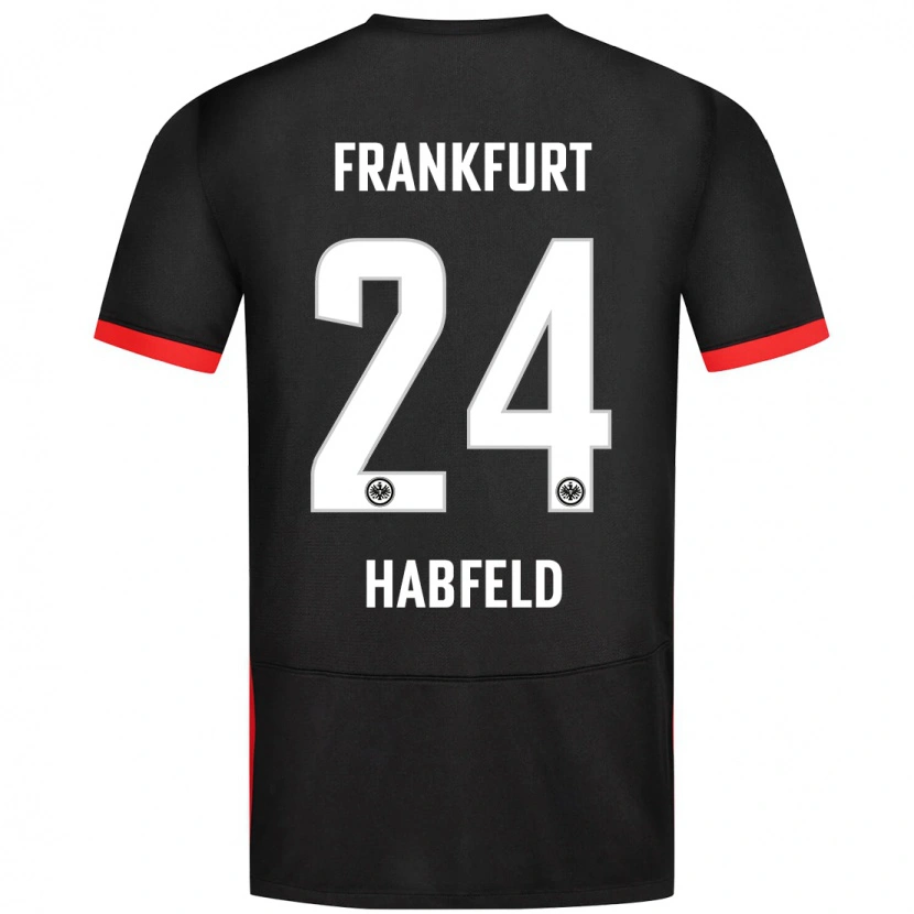 Danxenレディースヨーゼフ・ハースフェルト#24黒アウェイシャツ2024/25ジャージーユニフォーム